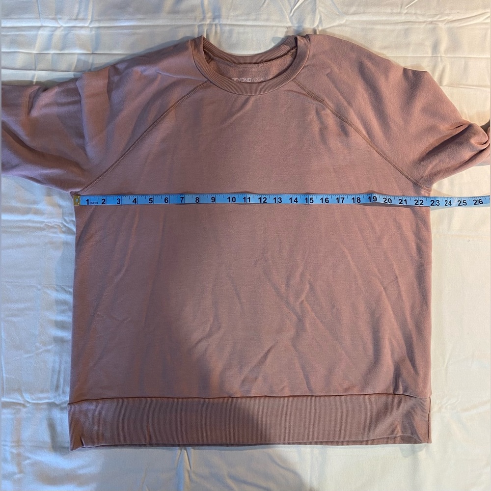 Beyond Yoga  pullover cut out elbow (intended) pink Size L  EUC - Picture 6 of 9